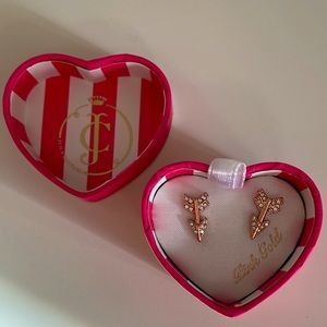 Rose-gold Juicy Couture Earrings
